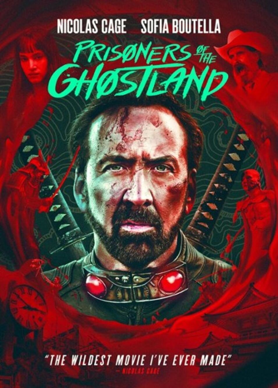 PRISONERS OF THE GHOSTLAND (DVD, SLIPCOVER 2021) Nicolas Cage
